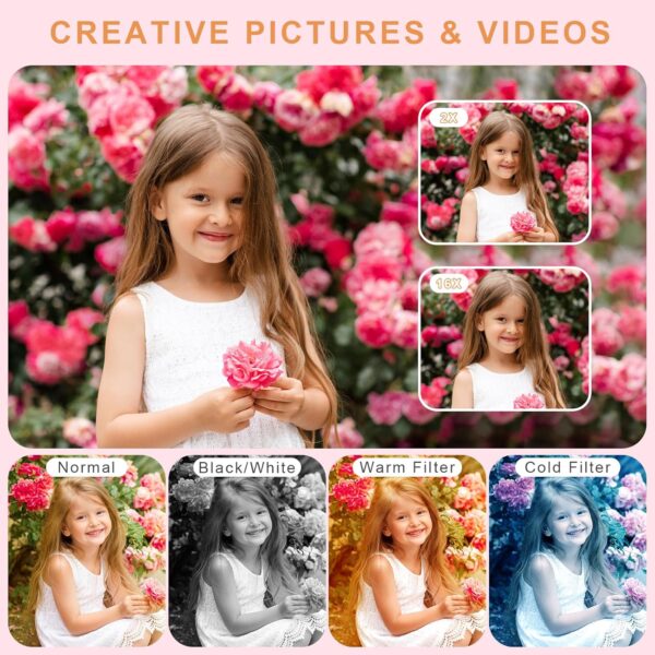 Digital Camera, Camera for Kids, UHD 4K 48MP - Image 4