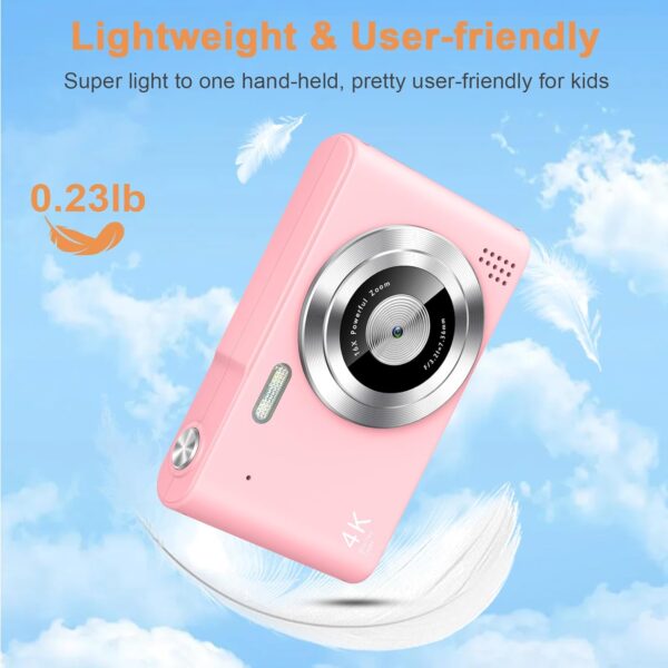 Digital Camera, Camera for Kids, UHD 4K 48MP - Image 7