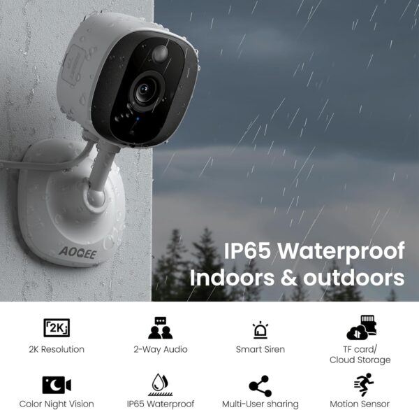 The Ultimate 2K Home Security Camera for Pets, Babies, and Nannies – Perfect for 24/7 Peace of Mind - Image 3