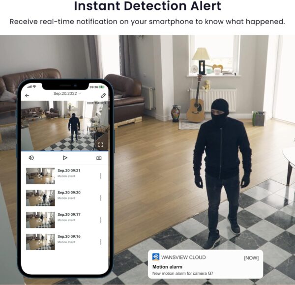 Galayou Indoor Home Security Cameras – Protect Your Home with 2K Clarity and Smart Features - Image 5