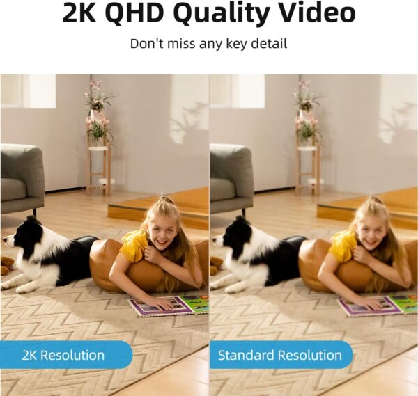 AOSU 2K Security Camera: The Ultimate Baby & Pet Monitor for Home Security - Image 3