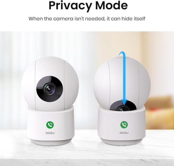 AOSU 2K Security Camera: The Ultimate Baby & Pet Monitor for Home Security - Image 5