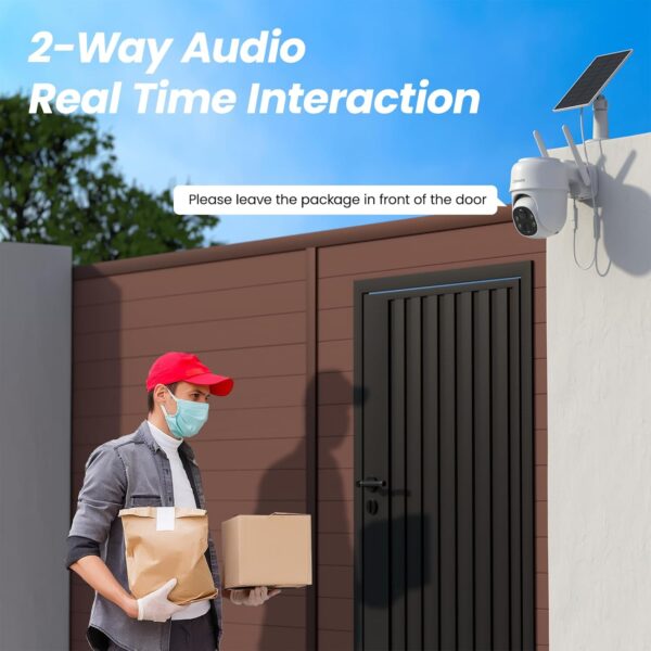 Best 2K Cameras for Home Security: Wireless Solar/Battery Powered, 360° Viewing, Human Detection & Color Night Vision - Image 5