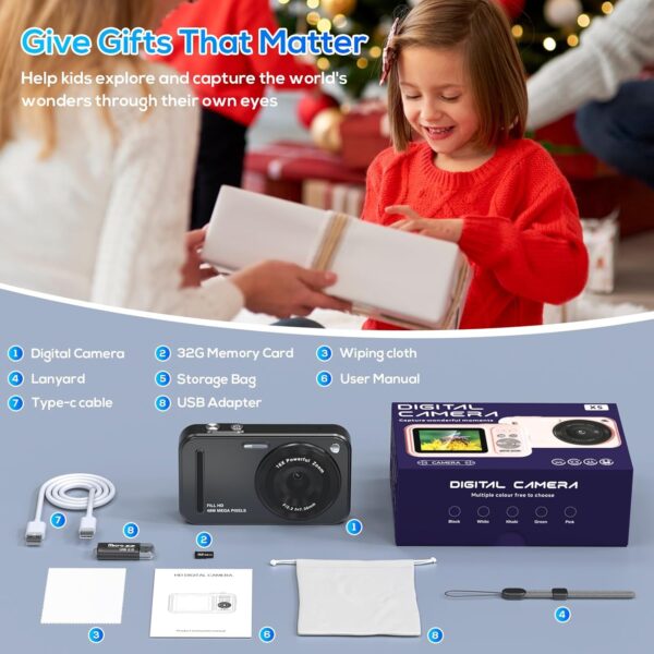 WITYEAH 48MP Digital Camera for Kids: The Perfect Camera for Young Photographers - Image 7