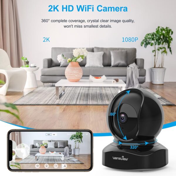 Wansview Security Camera Indoor Review – 360° WiFi Home Security Camera for Pets, Babies & More - Image 3