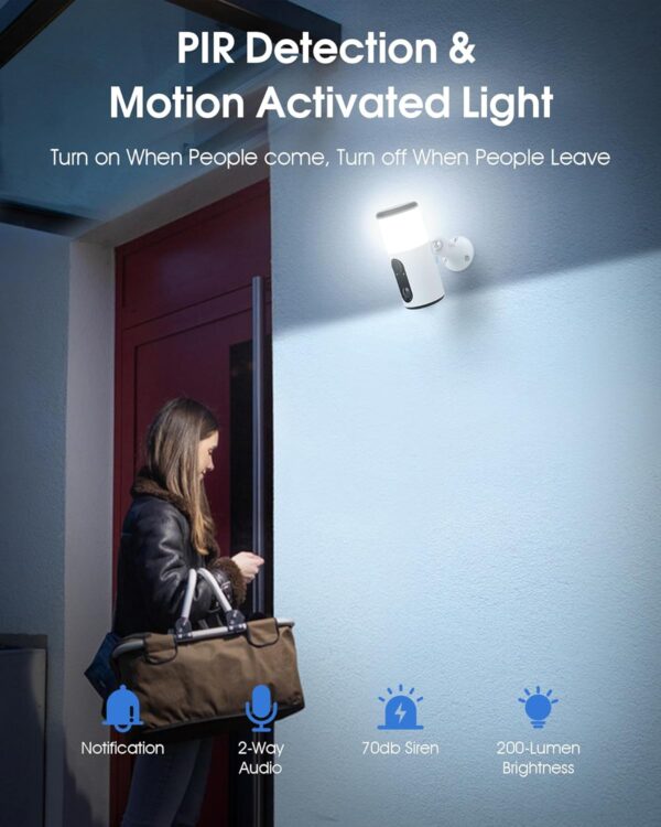 ANRAN Solar Security Cameras Review – 2K Wireless Outdoor Floodlight with Smart AI Detection - Image 3