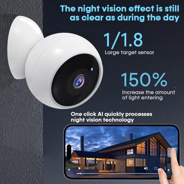 AMTIFO Wireless Outdoor Security Camera Review – Easy, Install-Free 2K WiFi Home Protection - Image 4