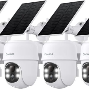 Best 2K Cameras for Home Security: Wireless Solar/Battery Powered, 360° Viewing, Human Detection & Color Night Vision