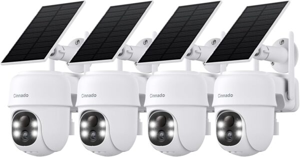Best 2K Cameras for Home Security: Wireless Solar/Battery Powered, 360° Viewing, Human Detection & Color Night Vision