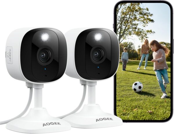 The Ultimate 2K Home Security Camera for Pets, Babies, and Nannies – Perfect for 24/7 Peace of Mind