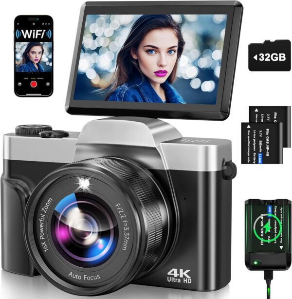 Discover the Best 4K Digital Camera for Photography and Vlogging: Perfect for Travel and YouTube!