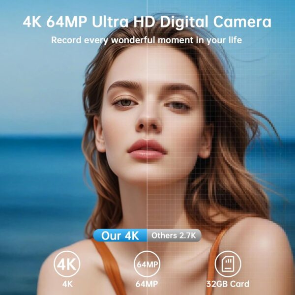 Discover the Best 4K Digital Camera for Photography and Vlogging: Perfect for Travel and YouTube! - Image 2