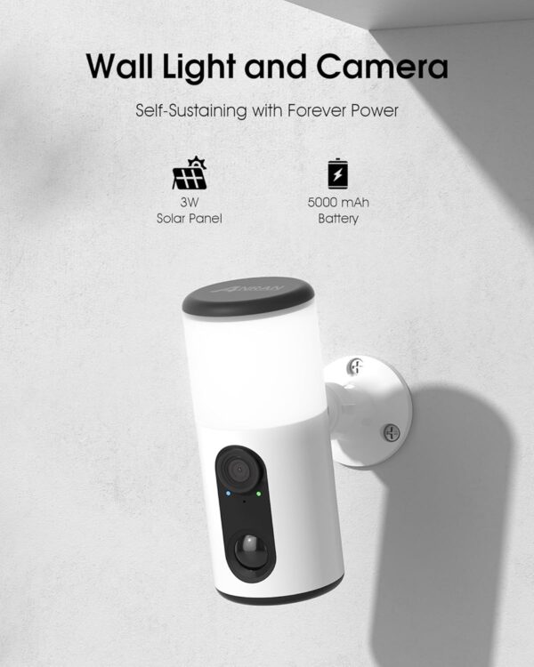 ANRAN Solar Security Cameras Review – 2K Wireless Outdoor Floodlight with Smart AI Detection - Image 2