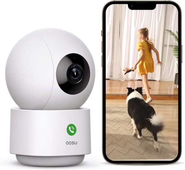 AOSU 2K Security Camera: The Ultimate Baby & Pet Monitor for Home Security
