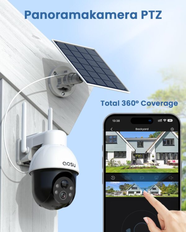 AOSU Solar Security Camera Review – The Ultimate Wireless Outdoor Protection for Your Home - Image 2