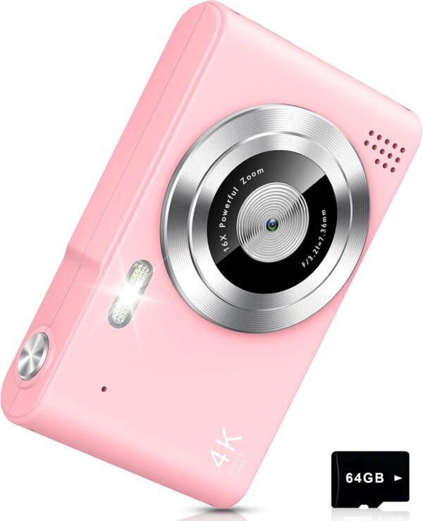 Digital Camera, Camera for Kids, UHD 4K 48MP