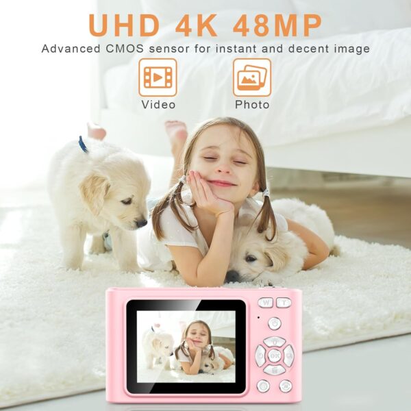 Digital Camera, Camera for Kids, UHD 4K 48MP - Image 2