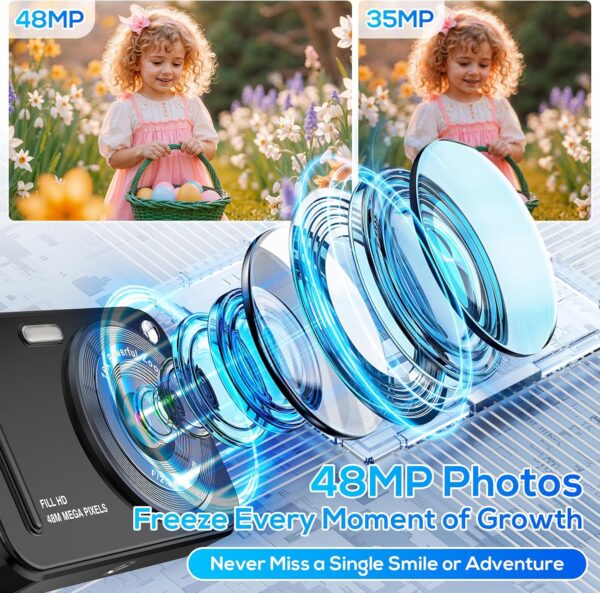 WITYEAH 48MP Digital Camera for Kids: The Perfect Camera for Young Photographers - Image 2