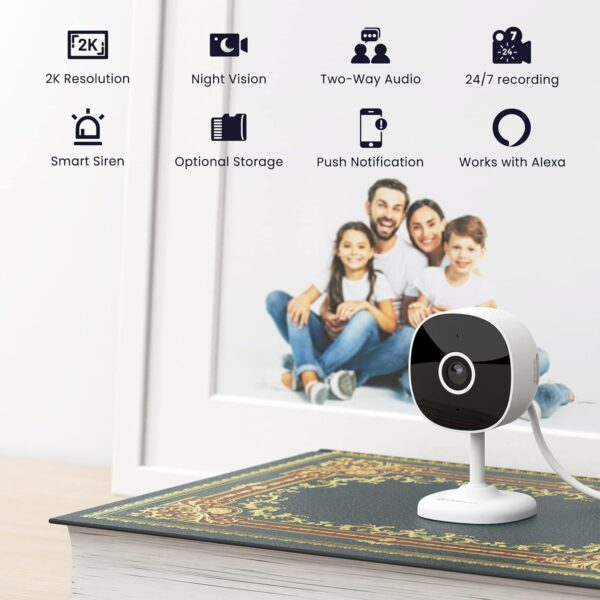 Galayou Indoor Home Security Cameras – Protect Your Home with 2K Clarity and Smart Features - Image 2