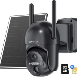Top Solar Security Camera for 360° Live View – SEHMUA 4G LTE Cellular Solar Camera Review