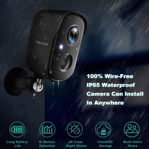 Top-Rated Wireless Outdoor Security Camera: Keep Your Home Safe with Advanced Features - Image 2
