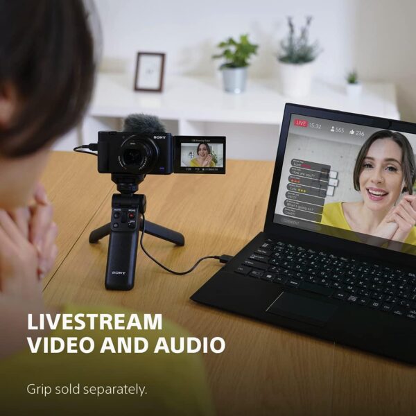 Sony ZV-1 Digital Camera for Content Creators: Perfect for Vlogging, YouTube & Live Streaming - Image 2