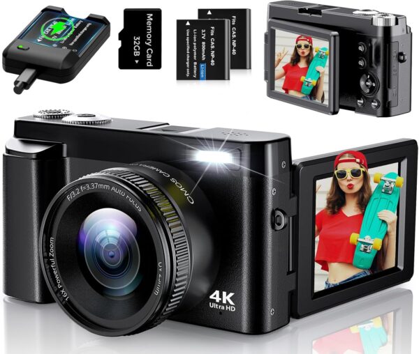 Best 4K Digital Camera for Vlogging & Photography – Compact, Powerful, and Beginner-Friendly